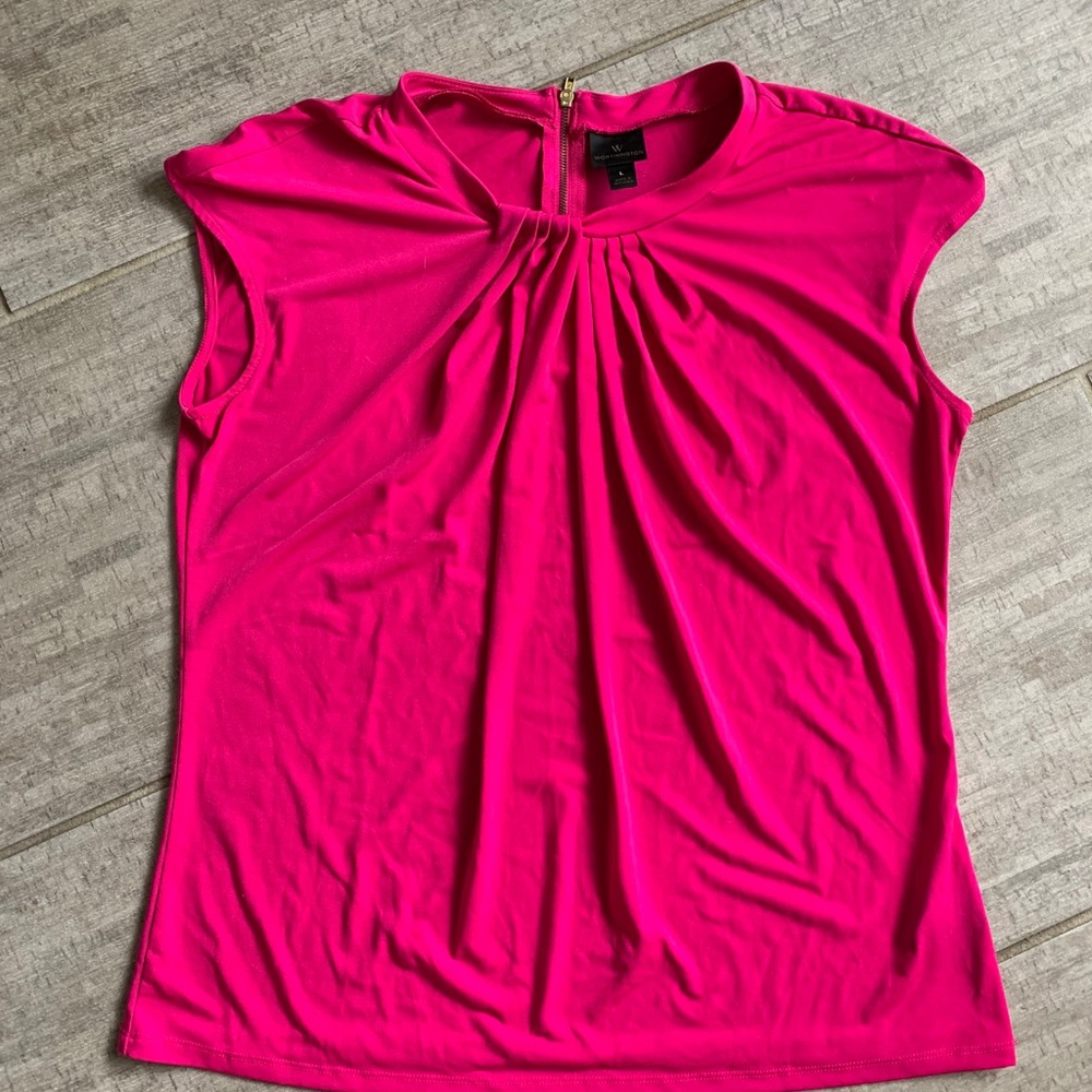 Hot pink top